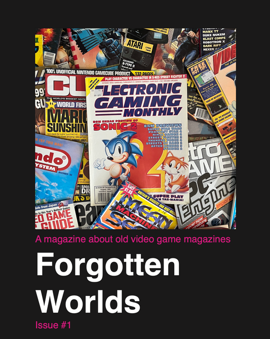 [SOLD OUT] Forgotten Worlds magazine. Issue #1