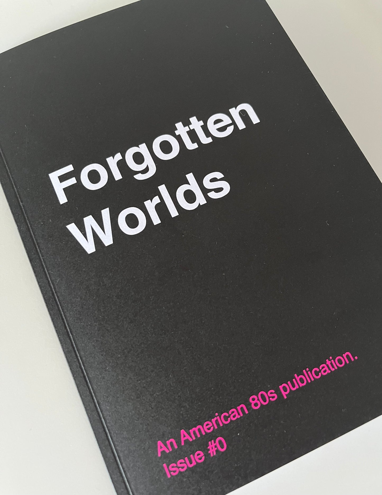 [SOLD OUT] Forgotten Worlds zine. Issue #0